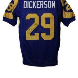 Eric Dickerson Auto Jersey 
