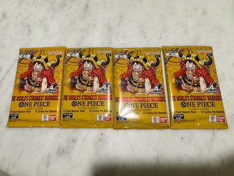 One Piece Card Game OP-17 Booster Packs x4