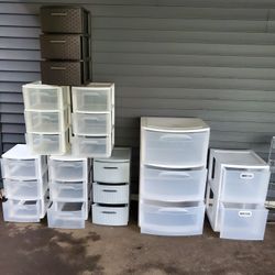 Sterilite Plastic 3 Drawer Storage