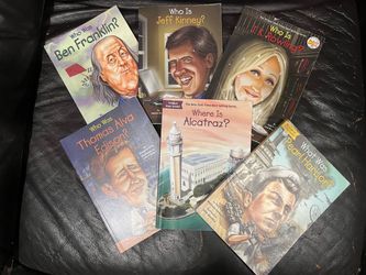 Who was where is what is Series Books Lot of 6