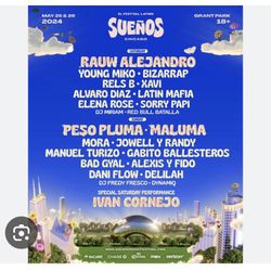 Suenos 2024 Ga Two Day Ticket 