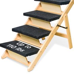 2-in-1 Dog Stairs/Ramp with 4 Steps