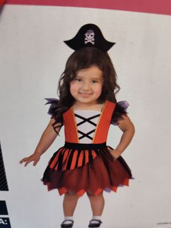 Infant pirate costume size 0 - 6 months & 12 - 18 months