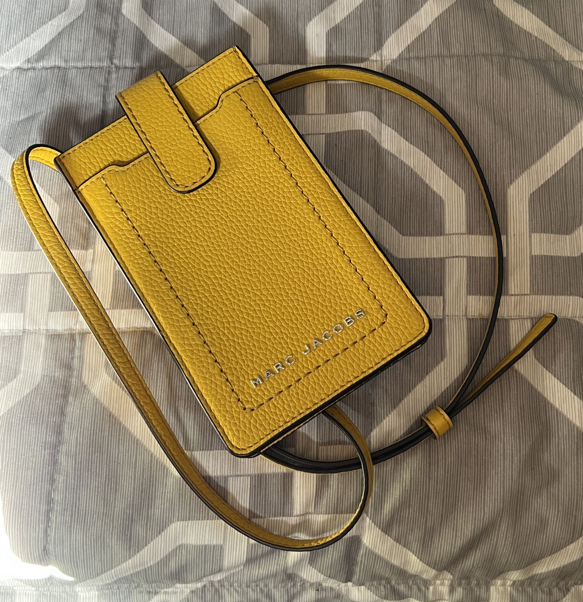 Marc Jacobs Phone Crossbody Bag Yellow