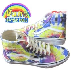 Vans SK8-Hi Tapered Washed Tie Dye Mens Size 11.5 women's Size 13