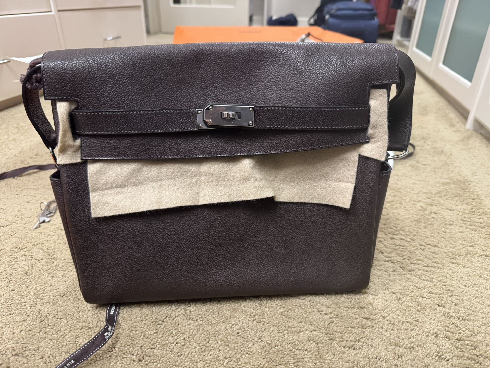 Hermes Messenger Kelly Bag