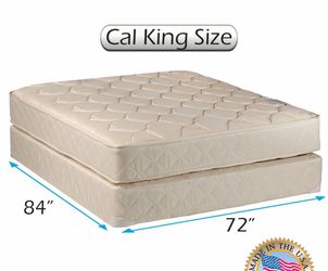 $300 California King Size Matress, Box and Bed Frame For Sale
