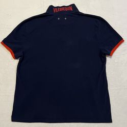 Vilebrequin Logo-Embroidered Organic Cotton Polo Shirt Men’s Size 3XL Pool Yoga