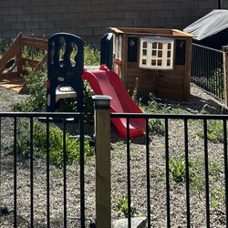 Toddler climbing slide