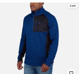 NWT Spyder Men's Quarter-Zip Pullover Sweater L