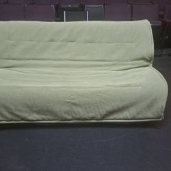 Queen Size Futon - Light Green Very Good Condition