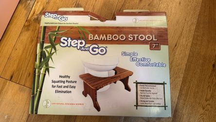 Step and Go Bamboo Stool