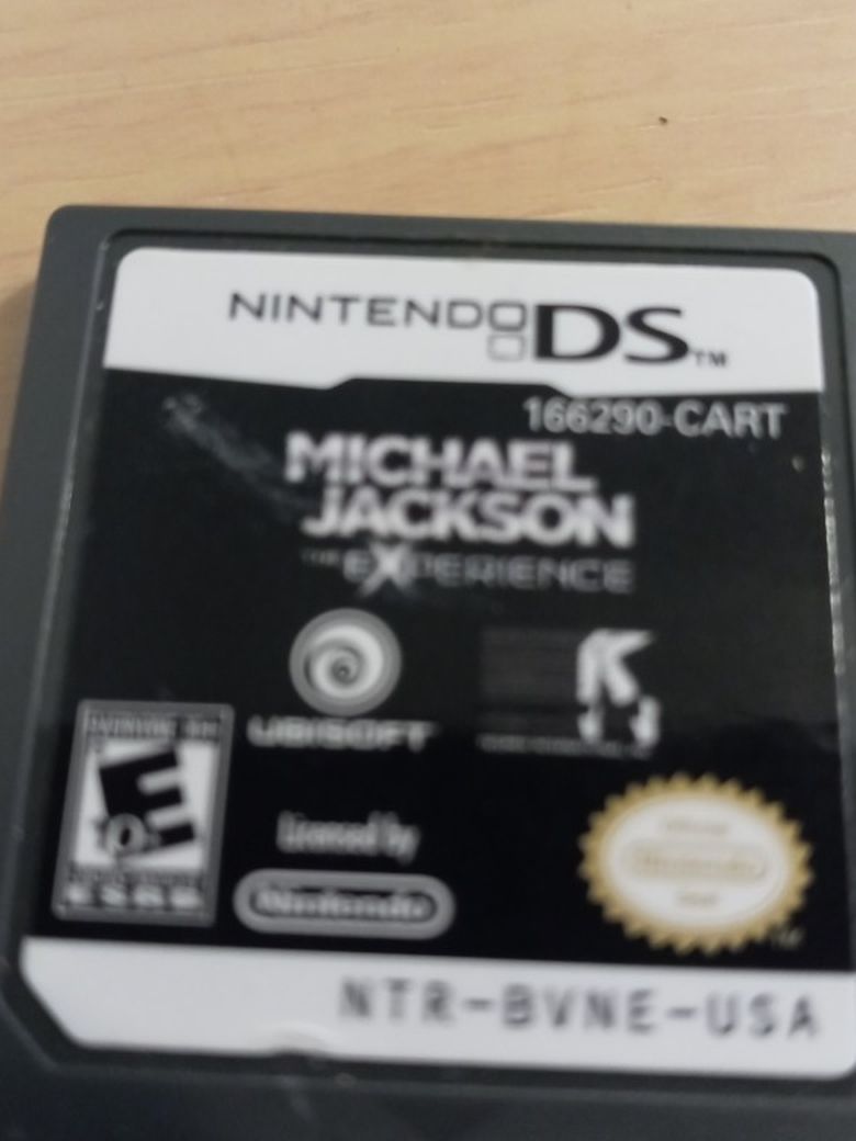 Nintendo ds Michael Jackson The Experience