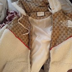 Authentic Gucci Jacket Made In Italy Northface By Gucci