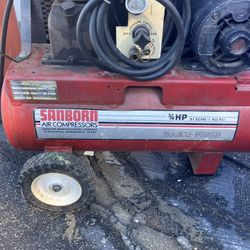 Husky 25 Gal Air Compressor/Sanborn Air Compressor