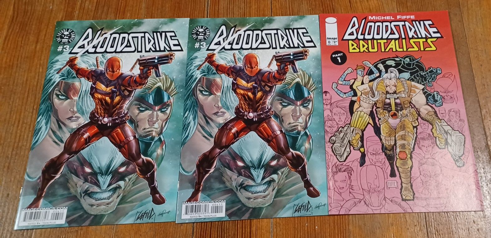 Bloodstrike 3 Comic Book Lot Super Hero Issue 3 Brutalists Part 1