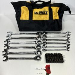 GEARWRENCH 12 Piece Reversible Ratcheting Combination Wrench & Bit Set