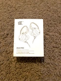 KZ KS10 Pro In Ear Monitors (no mic, black)