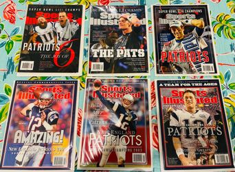 Sports Illustrated New England Patriots Commemorative Issues Lot of 6