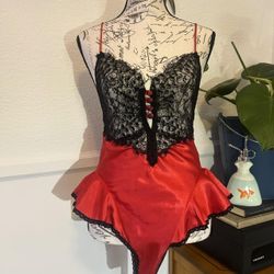 American Vintage Women's Red and Black Bodysuit(8)45