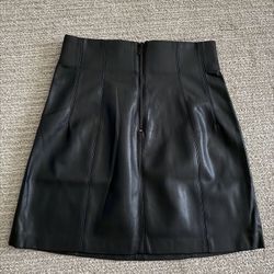Zara faux leather skirt