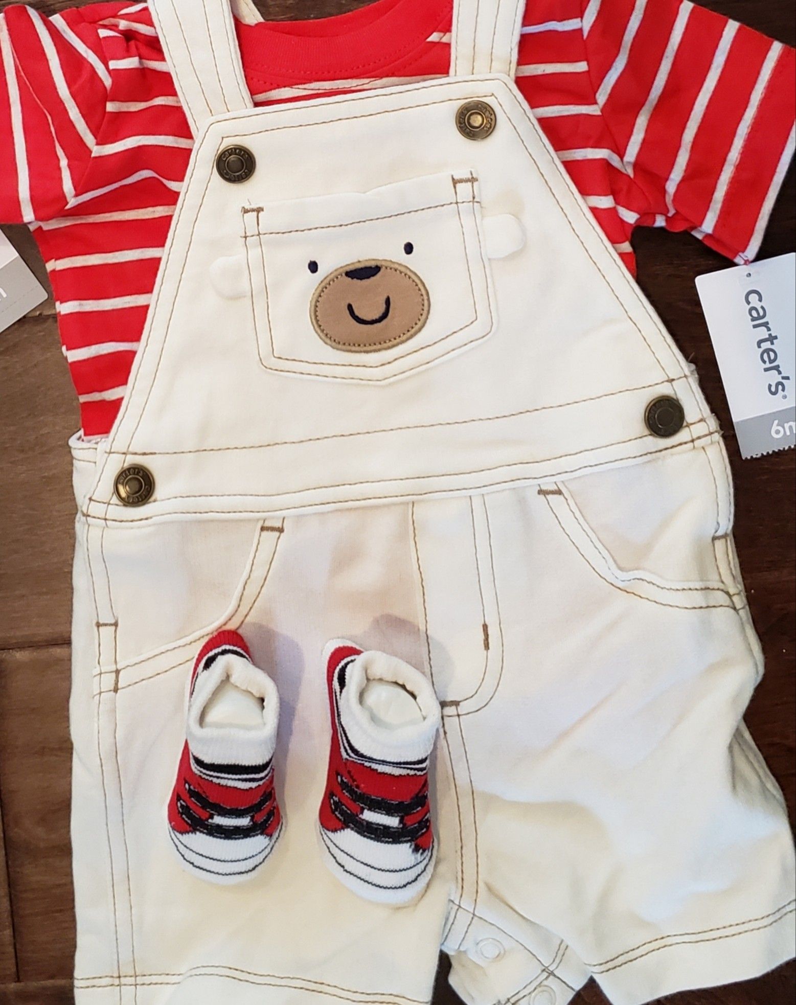FOUR - 6 month boys outfits by Carter