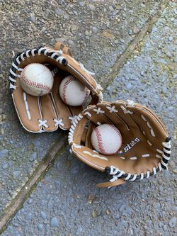 Baseball /gloves balls