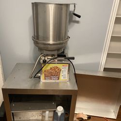 2 1/2 gallon popcorn machine Baby caramel corn base With Tray