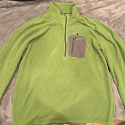 Eddie Bauer Quarter Zip Green