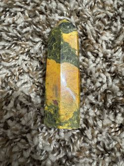 Bumblebee Jasper Crystal Tower – Natural Yellow & Black Stone
