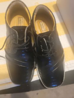 Boys Black Dress Shoes