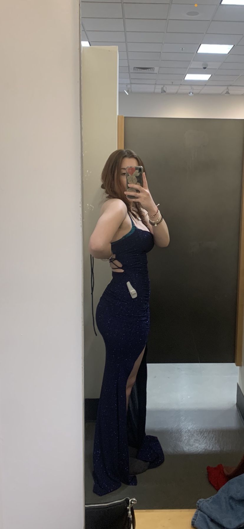 Blue formal/prom dress