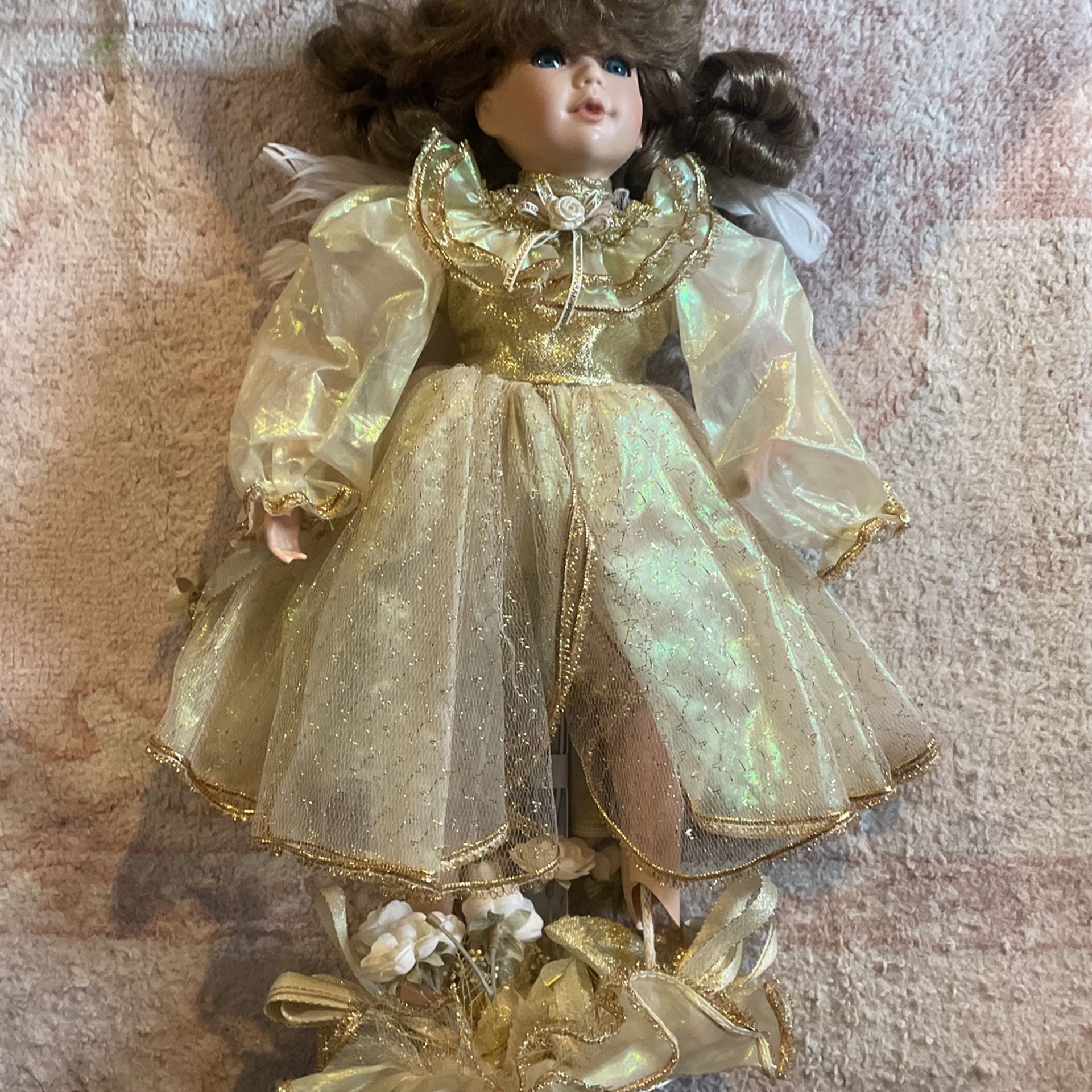 Vintage Collectible Porcelain Angel Doll