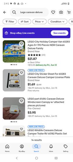 Lego speed champions Porsche/caravan deluxe