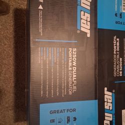 NEW NEVER USED Pulsar 5250W Dual Fuel Portable Generator 