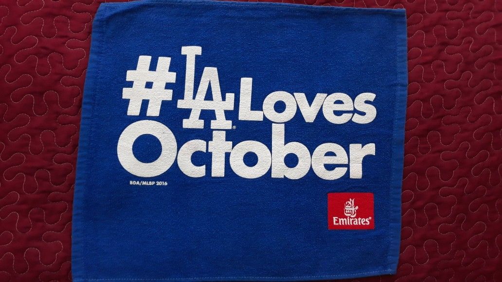 Dodgers rally towel $5 each