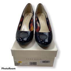 Anne Klein iflex Clemence Pump Heels 9.5M Navy