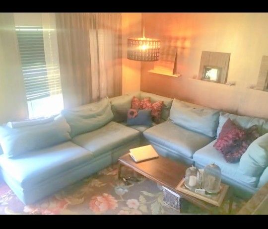 Blue Sectional Sofa – Comfy + No Sag