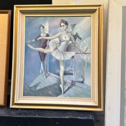 Ballerina Oil Painting