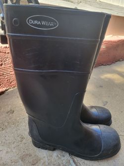 Dura Wear Rubber Work Boots Size 11