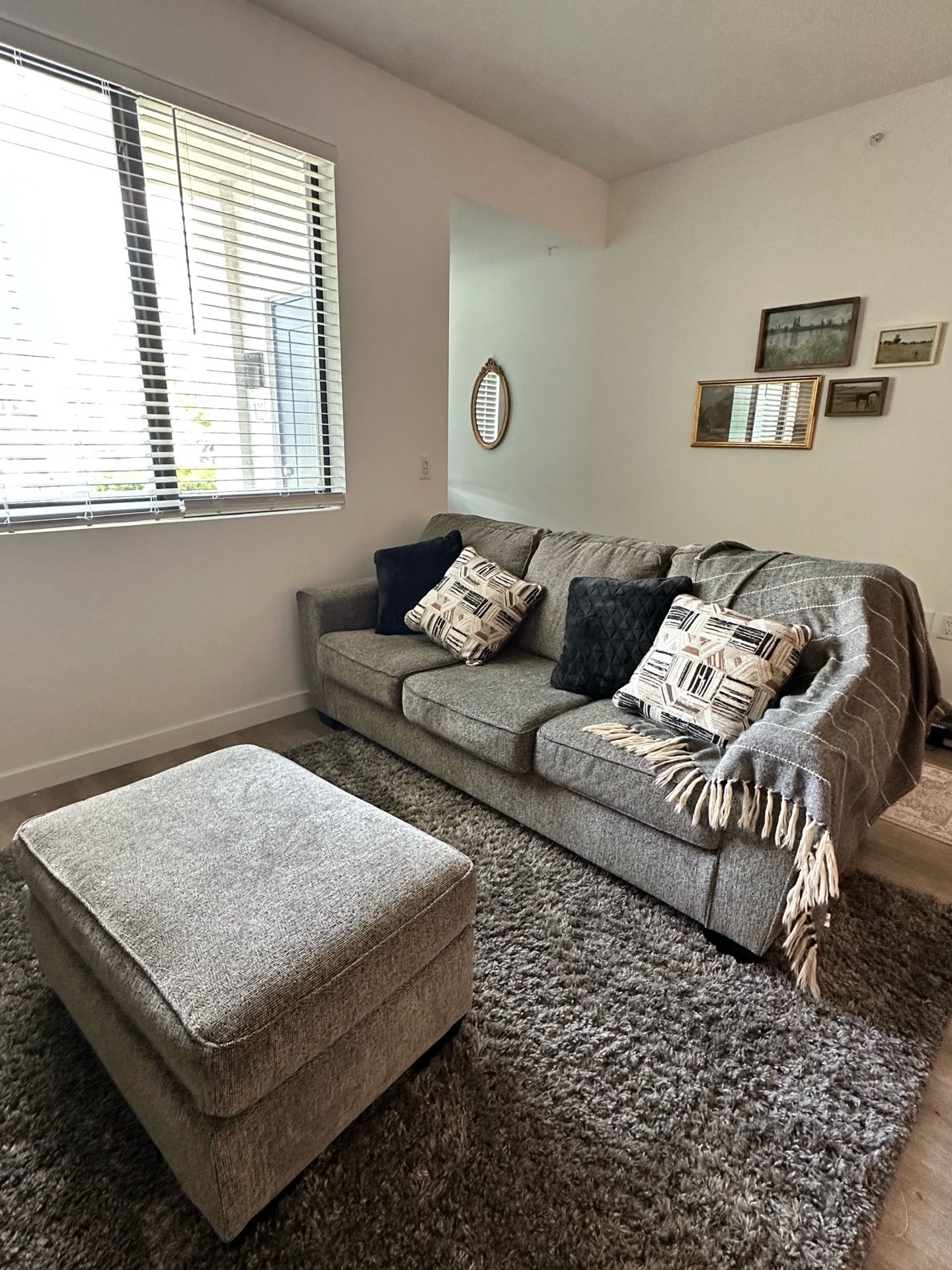 Sofa & Ottoman Set