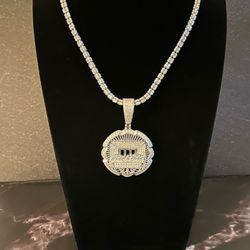 925 Silver Ice Chain With Pendant