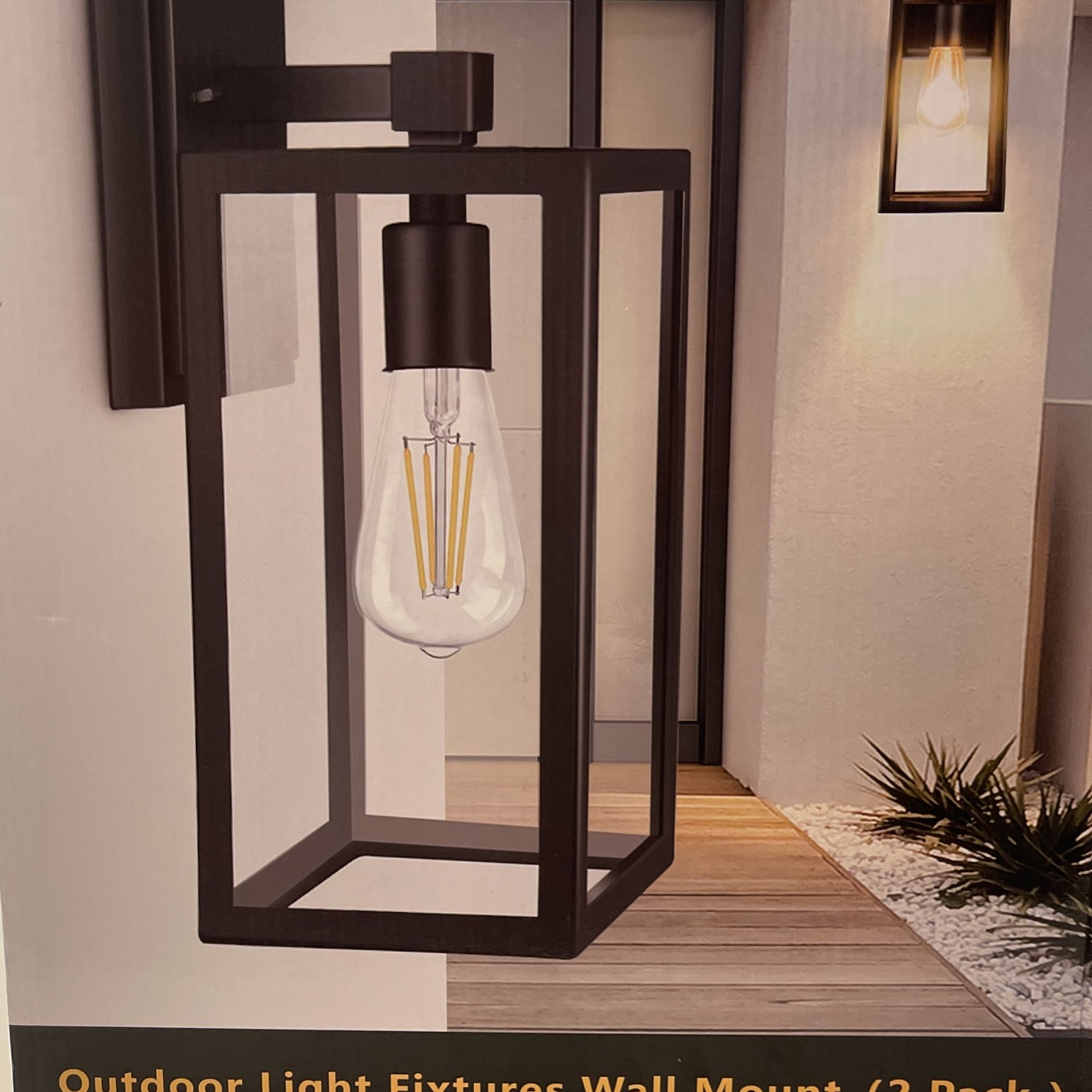 2 Outdoor Light Fixtures