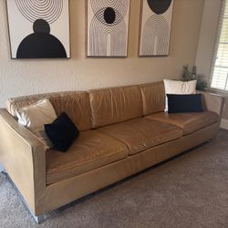 Ethan Allen Real Leather Couch