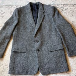 vintage Hair, Tweed Blazer.