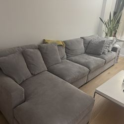 Crate And barrel sectional Couch