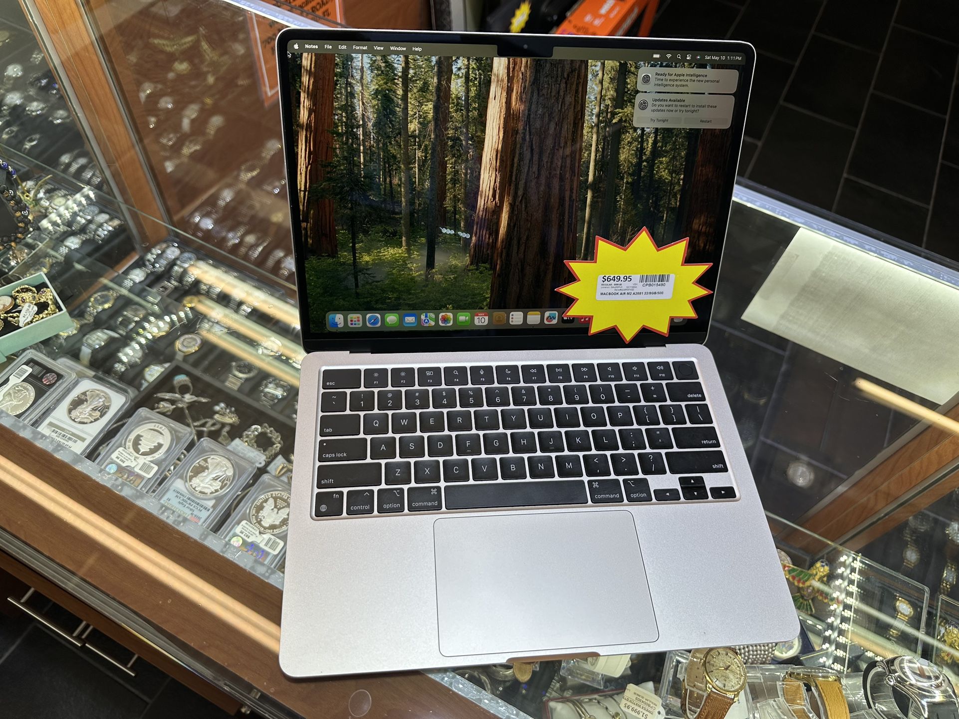 Apple MacBook Air M2 A2681 Laptop 2022 M2 8GB 500GB