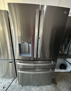 GE Profile French Door 4‑Door – Stainless + Water/Ice – Priced to move