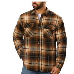 Grizzly Mountain Flannel Shirt Jacket S,M,L,XL,Xxl NEW Price Firm Corona92879 