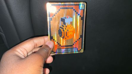 A Minecraft Movie: McDonald’s Soda Potion Toy Minecraft Skin Card(Unused)